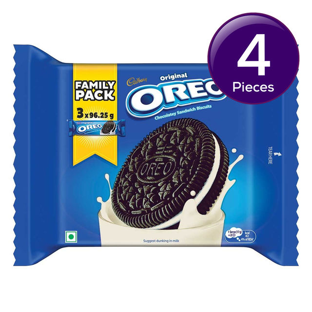 Oreo original vanilla biscuits (pack of 4) - Fasto