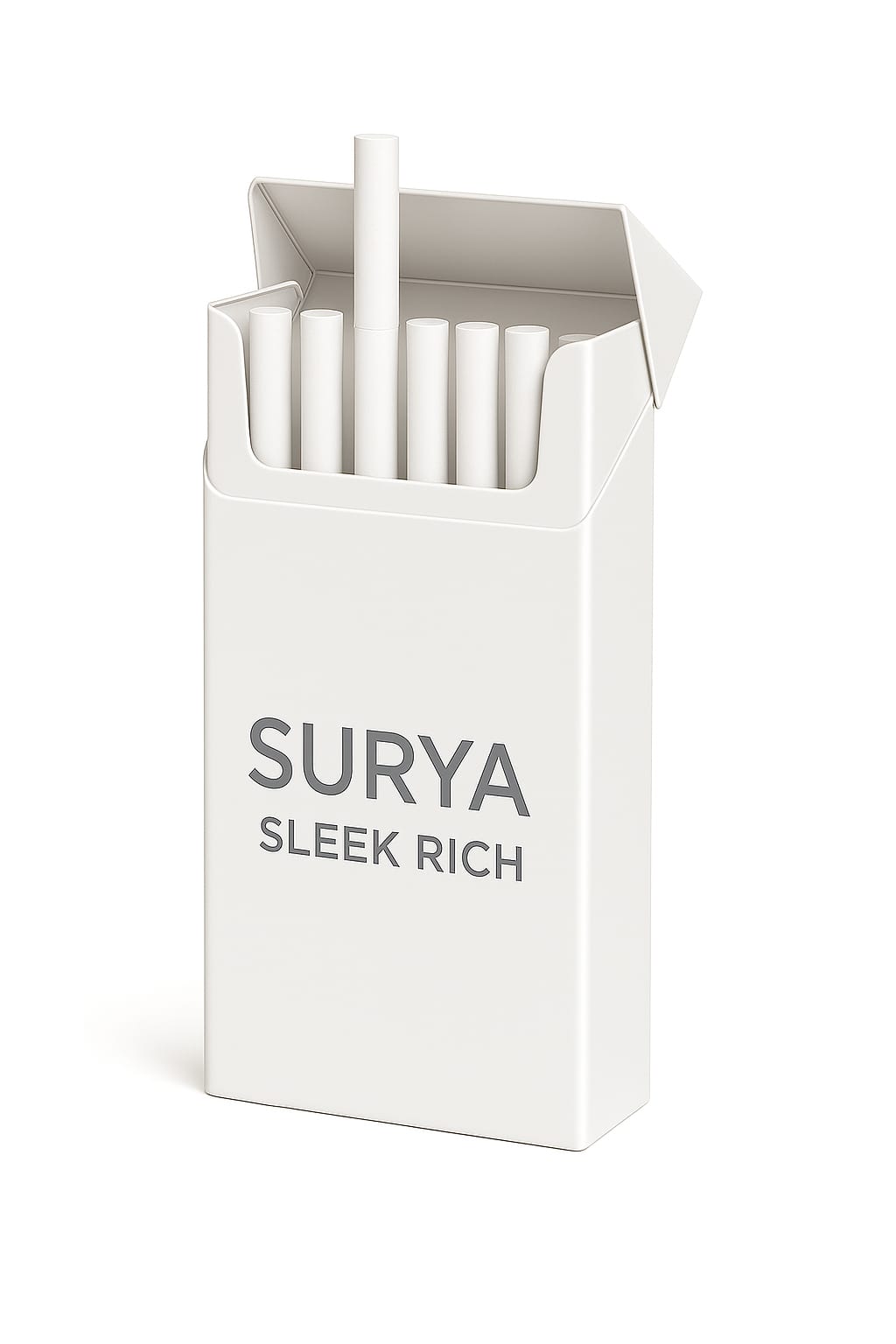 surya cigarette Nepal (Mini) Cigarettes Empty Hard Pack Case/Cover Used Surya Light Cigarette (5 pcs)